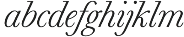 Edgethorn Italic otf (400) Font LOWERCASE