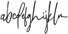 Edhustem Signature Regular otf (400) Font LOWERCASE