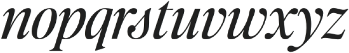 Editor's Note Italic otf (400) Font LOWERCASE