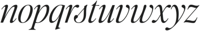 Editor's Note Light Italic otf (300) Font LOWERCASE