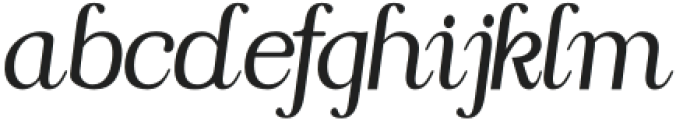 EditorGifted-Italic otf (400) Font LOWERCASE