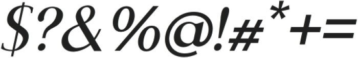 EditorialToday-Italic otf (400) Font OTHER CHARS