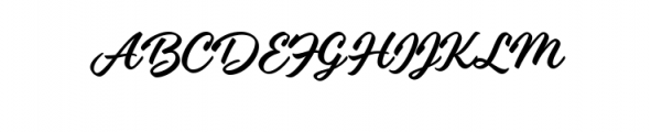 Ed's Market Main Script Font UPPERCASE
