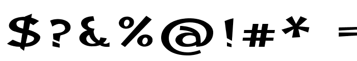 Edamame-ExpandedBold Font OTHER CHARS
