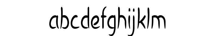 Edienne-CondensedRegular Font LOWERCASE