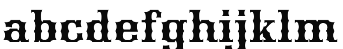 Edgewood Regular Font LOWERCASE