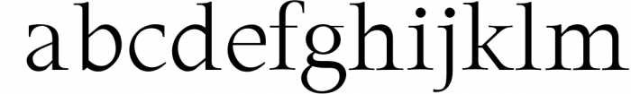 ED Floriane Serif Font LOWERCASE