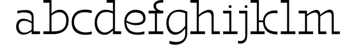 ED Rampion Slab 1 Font LOWERCASE