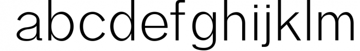 Edina Sans Serif Minimal Typeface 4 Font LOWERCASE
