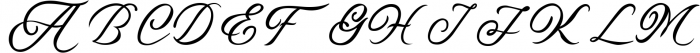 Edna Calligraphy Font Font UPPERCASE