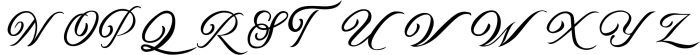 Edna Calligraphy Font Font UPPERCASE