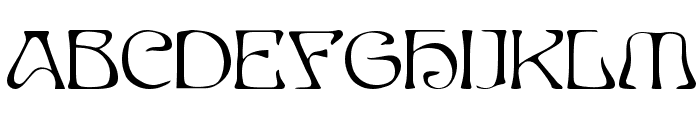 Edda Regular Font UPPERCASE
