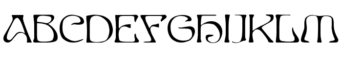Edda Regular Font LOWERCASE