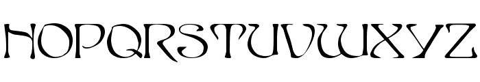 Edda Regular Font LOWERCASE