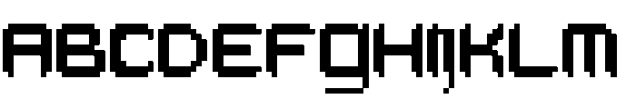 EdekaSupertoll Font UPPERCASE