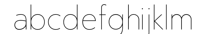 Edelsans-UltraLight Font LOWERCASE