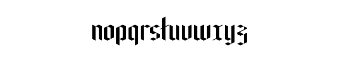 Edelweiss Regular Font LOWERCASE