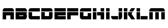 Edge Racer Laser Font LOWERCASE