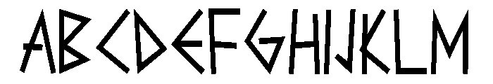 Edge To Edge Font UPPERCASE