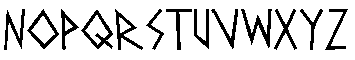 Edge To Edge Font UPPERCASE