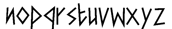 Edge To Edge Font LOWERCASE