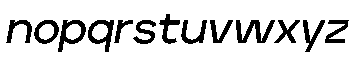 Edgecutting Lite Medium It Font LOWERCASE