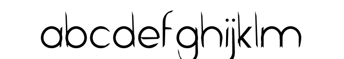 Edges normal Font LOWERCASE