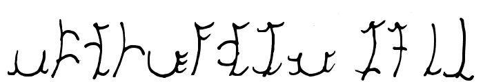 Edronheem Script Regular Font LOWERCASE