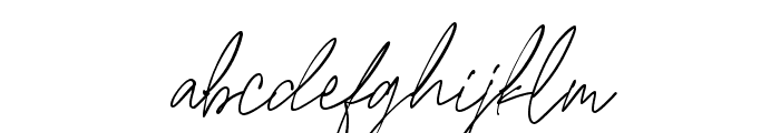 Edward Signature Regular Font LOWERCASE