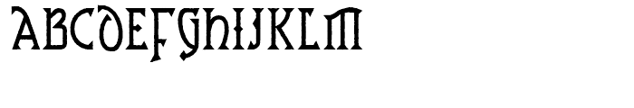 Edda Morgana NF Regular Font LOWERCASE