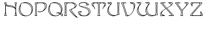 Edda Regular Font UPPERCASE