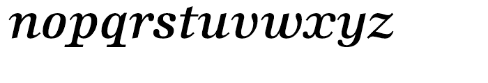 Edison Semi Bold Italic Font LOWERCASE