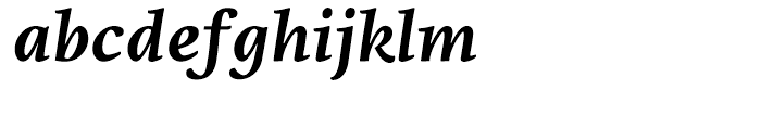 Edita Bold Italic Font LOWERCASE