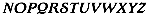 Edwardian Bold Italic Font UPPERCASE