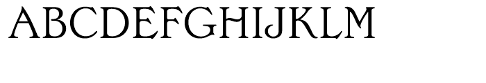 Edwardian Light Font UPPERCASE