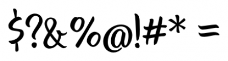 Ed's Market Script Upright Font OTHER CHARS