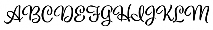 Ed's Market Script Upright Font UPPERCASE
