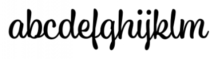 Ed's Market Script Upright Font LOWERCASE