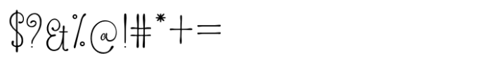 Edellyn Script Font OTHER CHARS