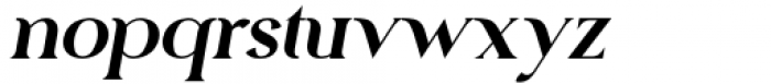 Edensor Bold Italic Font LOWERCASE