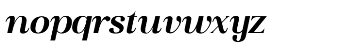 Edensor Extra Bold Italic Font LOWERCASE