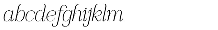Edensor Extra Light Italic FONT