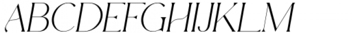 Edensor Light Italic Font UPPERCASE