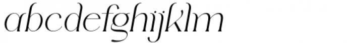 Edensor Light Italic Font LOWERCASE