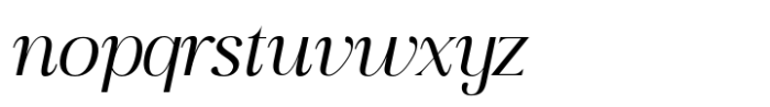 Edensor Medium Italic Font LOWERCASE