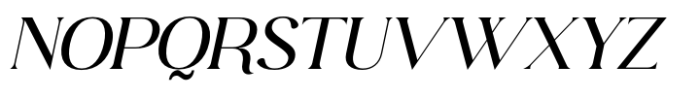 Edensor Semi Bold Italic Font UPPERCASE
