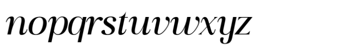 Edensor Semi Bold Italic Font LOWERCASE