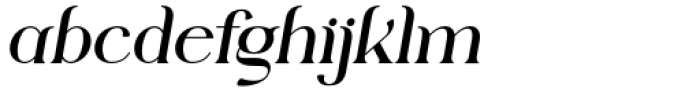 Edensor Semibold Italic Font LOWERCASE