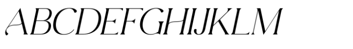 Edensor Variable Italic Font UPPERCASE