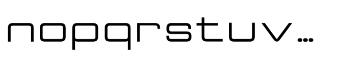 Edgerock Display Typeface Medium Font LOWERCASE